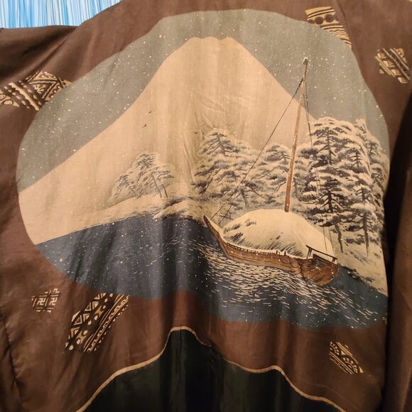 Men's  Vintage World War 2 Japanese Kimono - Picture 14 of 16